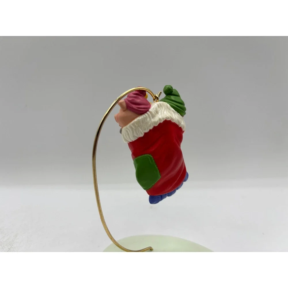 Hallmark Keepsake Ornament Dated 1990 Vintage Three Little Piggies Handcrafted